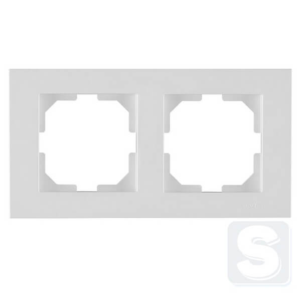 Рамка на 2 поста горизверт. монтаж Arvia Electric KAREN Білий (20 01 1000 022)